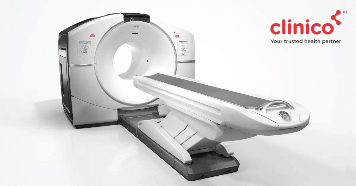 What are the types of Cancers shown in PET Scans?